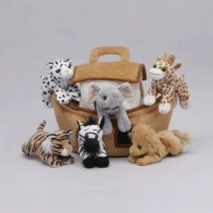 Plush Noah’s Ark with animals